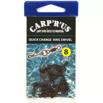 Carp'R'Us - Quick Change Ring Swivel - size 8